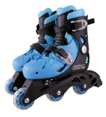 Adjustable roller skates, blue size 28-31