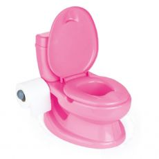 Toalettrknare med ljud, rosa