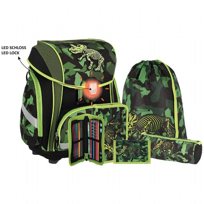 Dinosaur School Bag Set of 5 Parts version 1