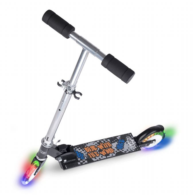 Scooter with LED light, black version 3