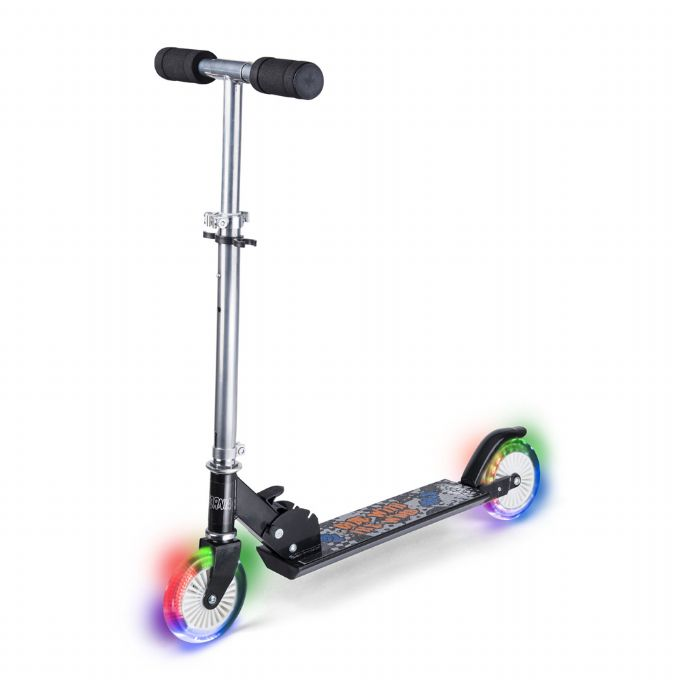 Scooter with LED light, black version 1
