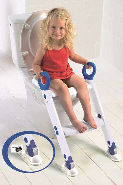 Toilet seat with stairs with adjustable legs version 1