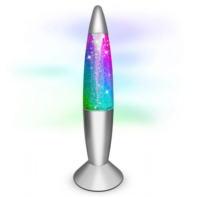 Tornado Glitter Lampe Multifarvet 36cm version 1