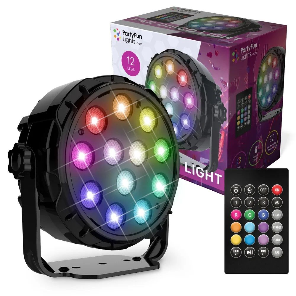 Disko Projektør Lampe med fjernbetjening