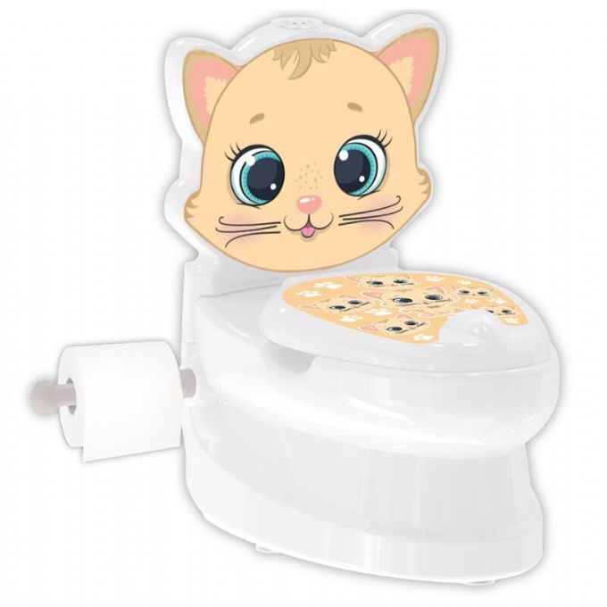 Toilet trainer with light and sound, Cat version 1