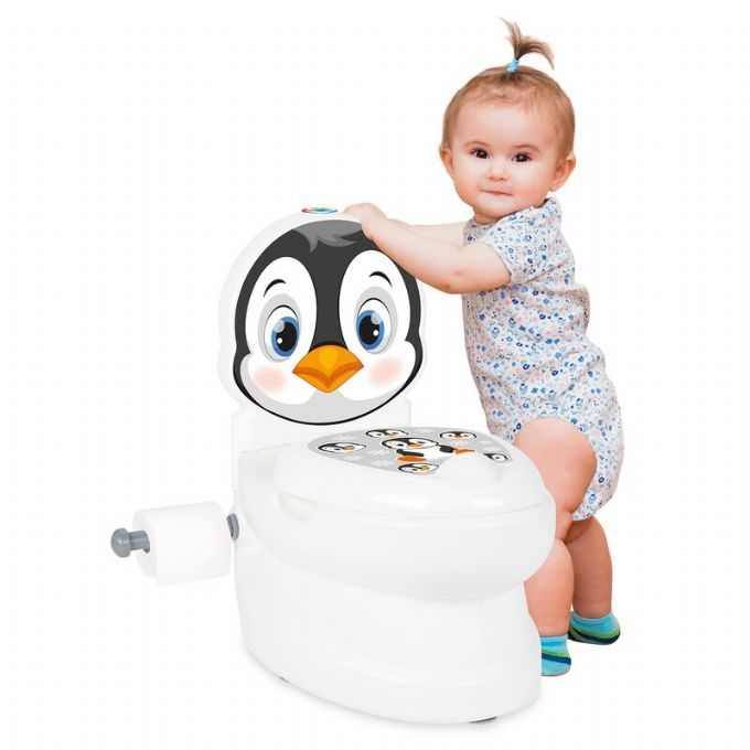 Toilet trainer with light and sound, Penguin version 5