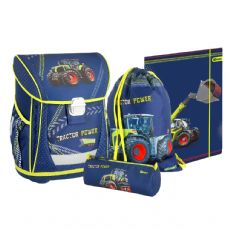 Tractor School Bag Set of 4 Parts
