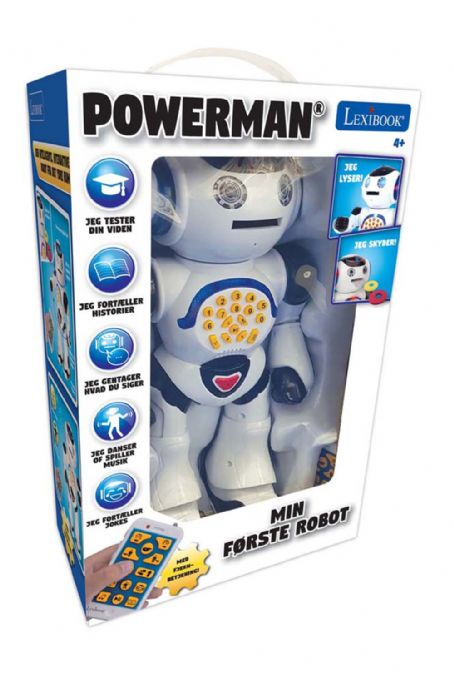 POWERMAN Robot, tanskalainen puhe version 2