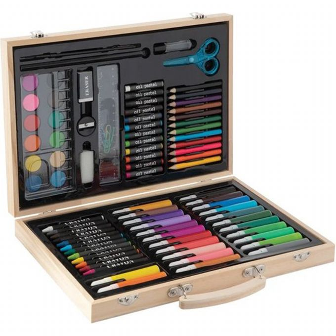 Drawing and painting case with 86 parts version 1