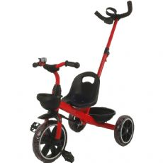 Tricycle with push bar