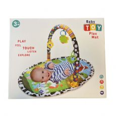 Aktivitetsteppe for babyer 84x65 cm