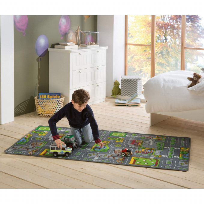 Reversible Play rug city / country 100x190 cm version 3