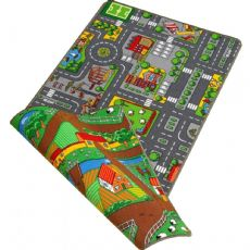 Reversible Play rug city / country 100x190 cm