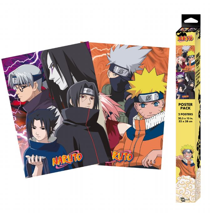 Naruto Poster-Set 52x38cm 2-tl version 1
