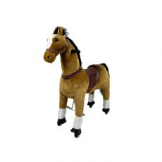 Lysebrun Hest Ride-On
