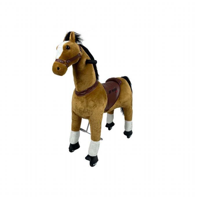 Lysebrun Hest Ride-On