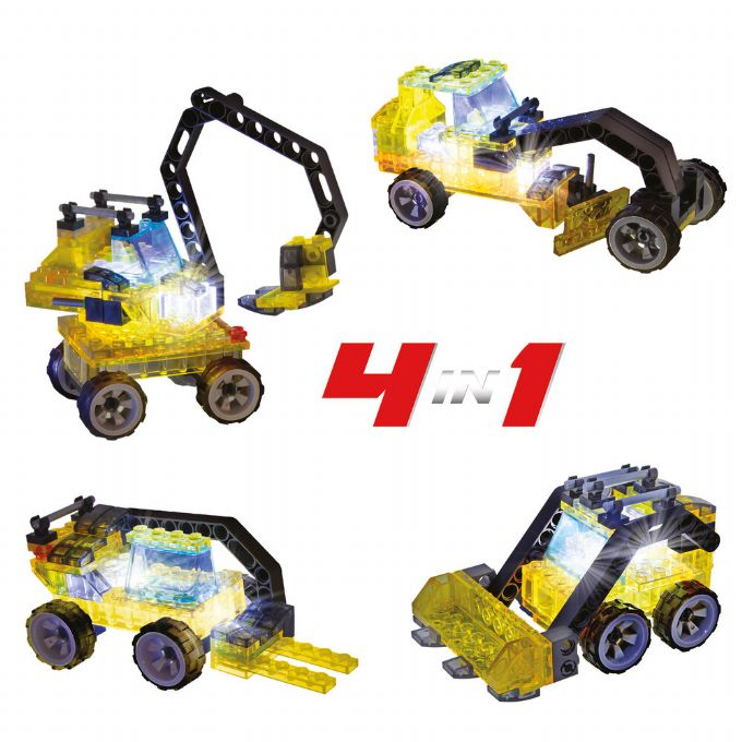 Laser Pegs 4in1 Construction Vehicle version 2