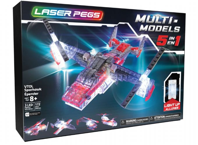 Laser Pegs 5i1 Vtol Sparhawk version 1