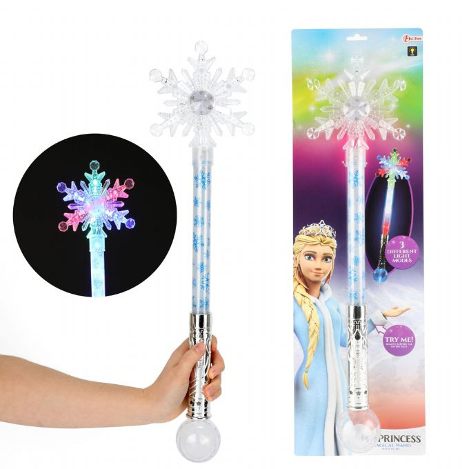 Wand Snowflake med lys version 1