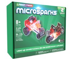 Laser Pegs Mini Rod and Red Motorcycle
