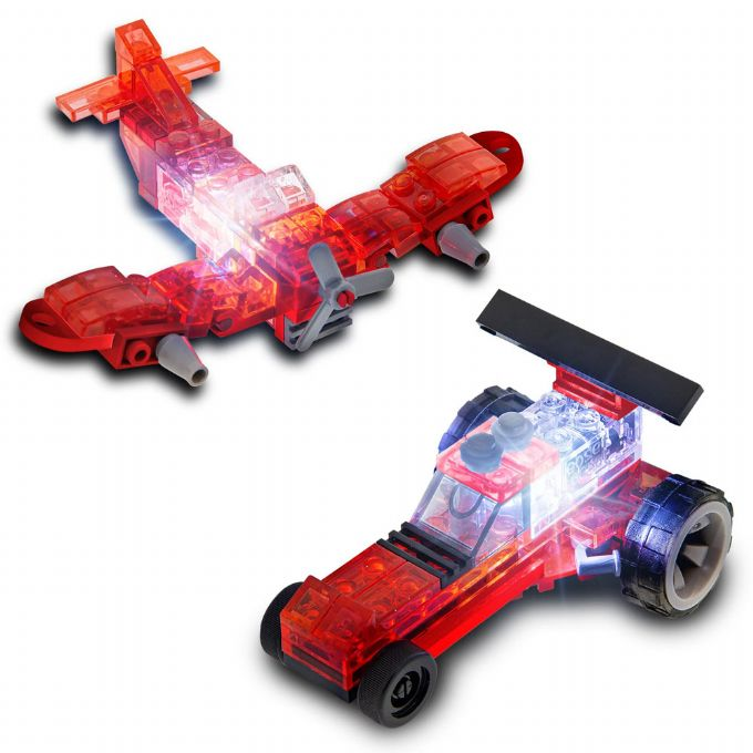 Laser Pegs Wing Fighter och Dragster version 2