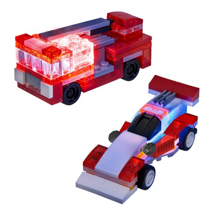 Laser Pegs Formula Car and Ladder Truck version 2