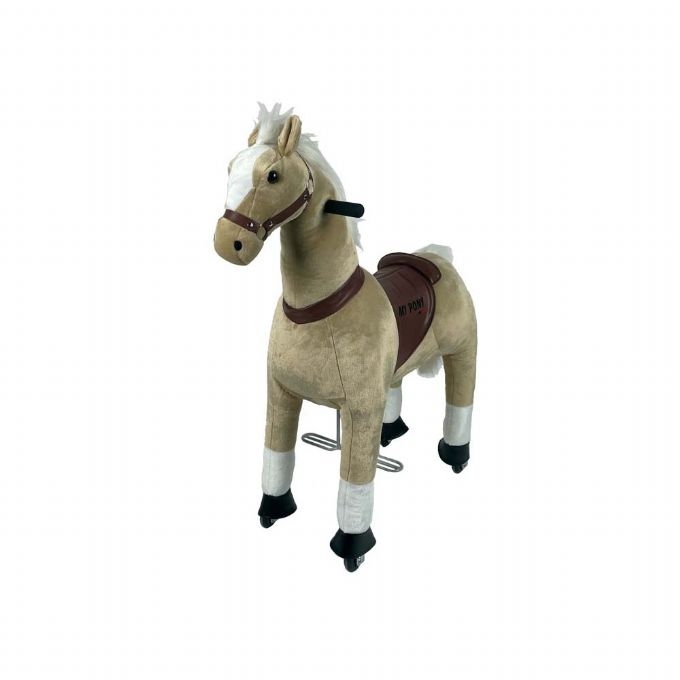 Beige Hest Ride-On