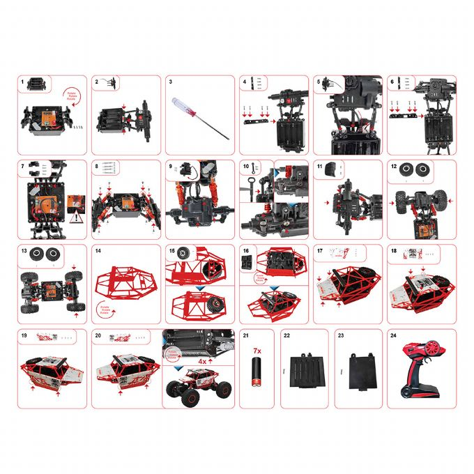 Rock Crawler RC 2.4 GHz Julekalender 202 version 5