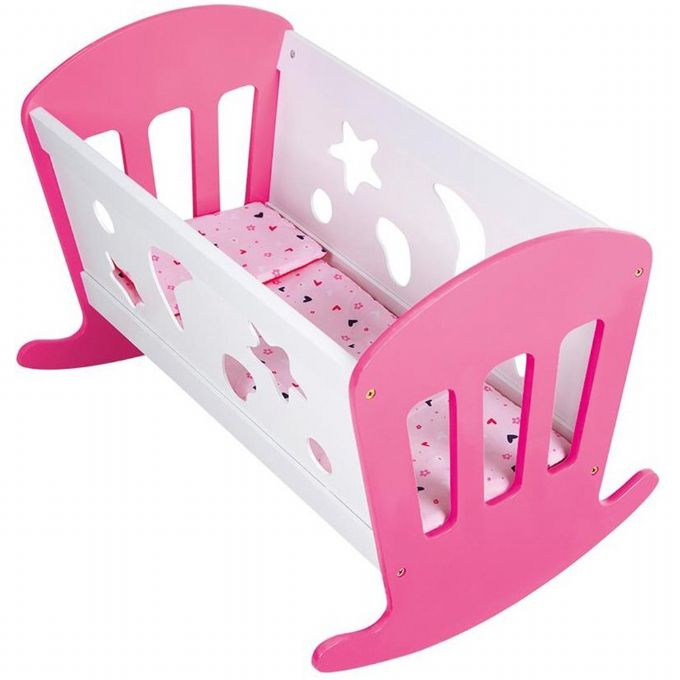 Cradle for dolls including accessories version 1