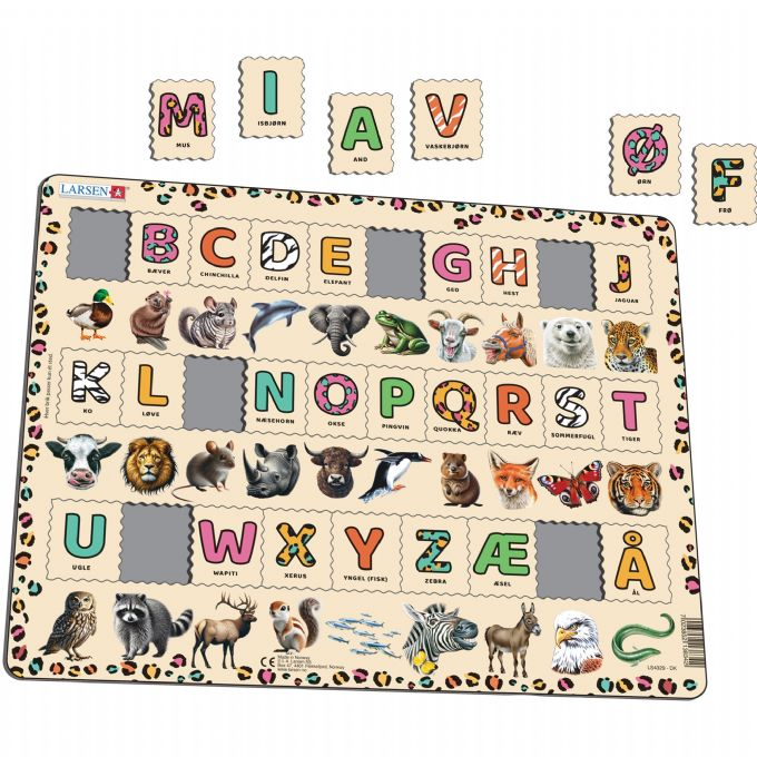 Puzzle Tieralphabet - 29 Teile version 2