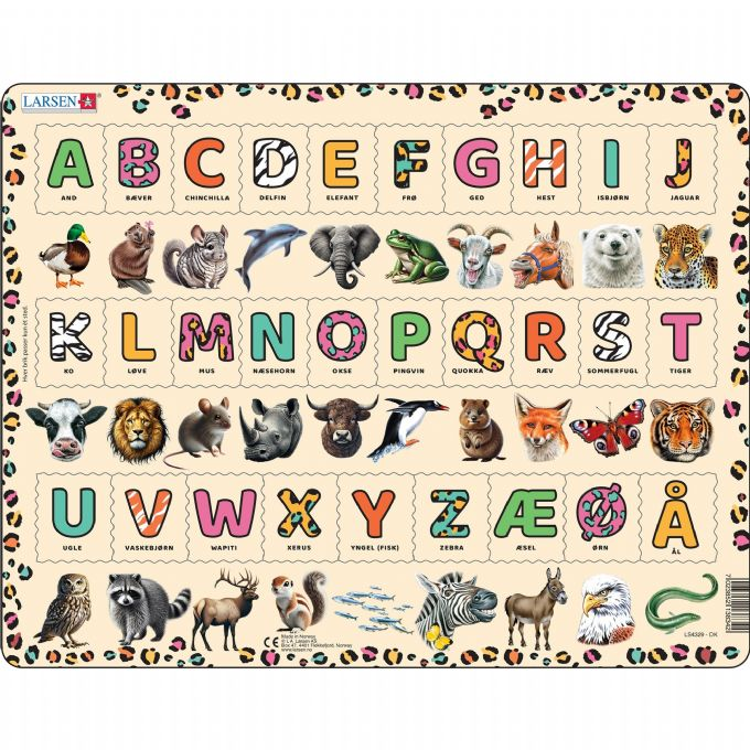 Puzzle Tieralphabet - 29 Teile version 1