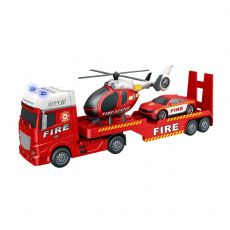 Brannvesen biltransport�r - bil og helikopter