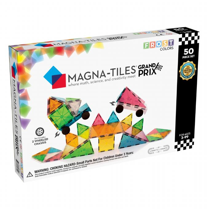 Magna Tiles Grand Prix Frost 50 pcs version 2