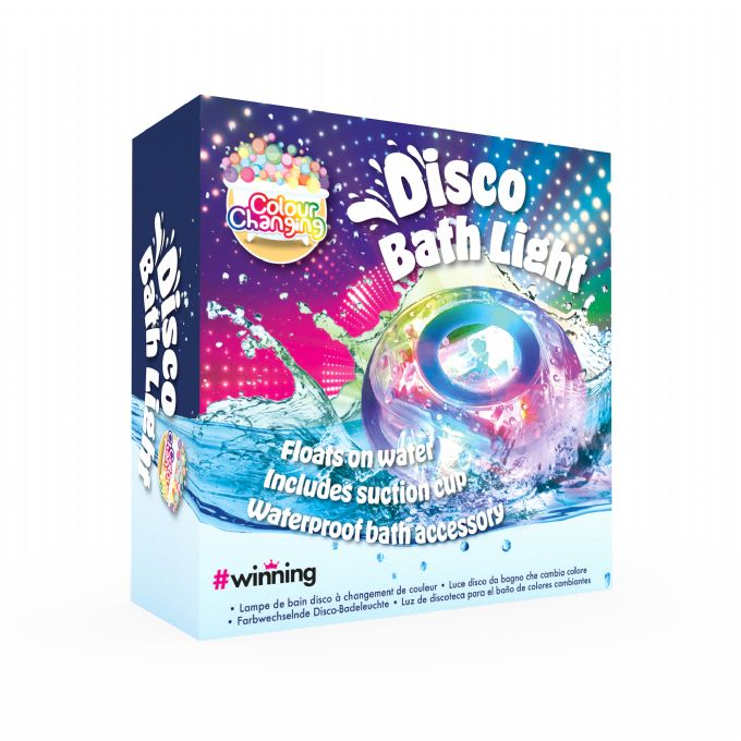 LED Disco badelys med farveskift version 2
