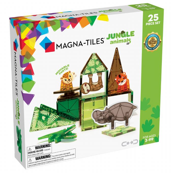 Magna Tiles Jungle Dyr 25 Dele version 2