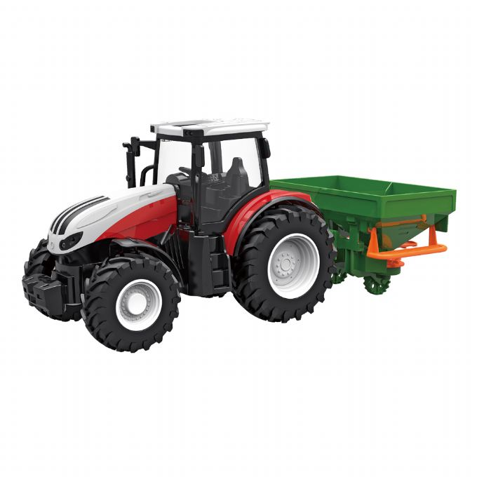 Kauko-ohjattu traktori siemenlevittimell version 1