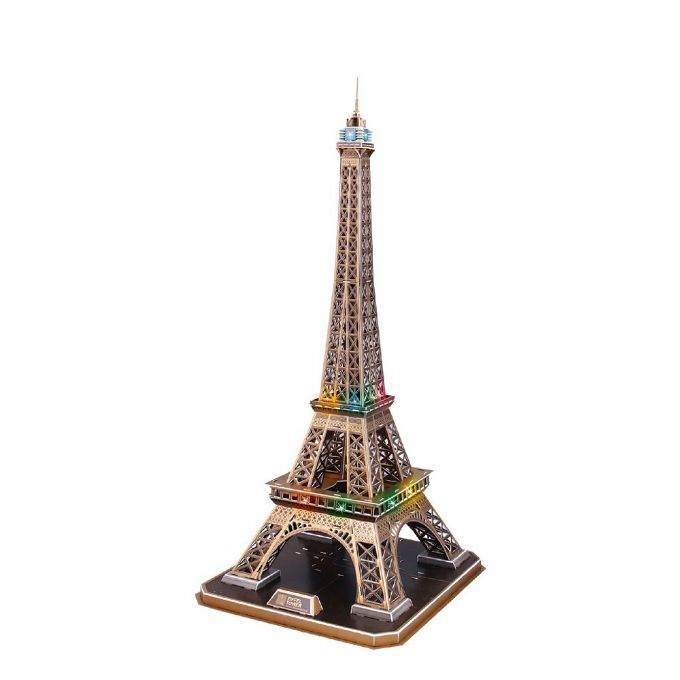 3D Puslespill Eiffeltrnet med LED version 1