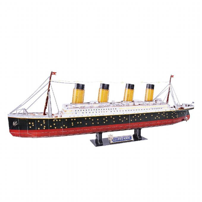 3D Pussel Titanic med LED version 1