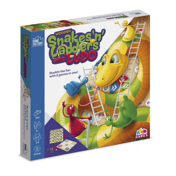 The Game Factory Snakes Ladders og Ludo version 2