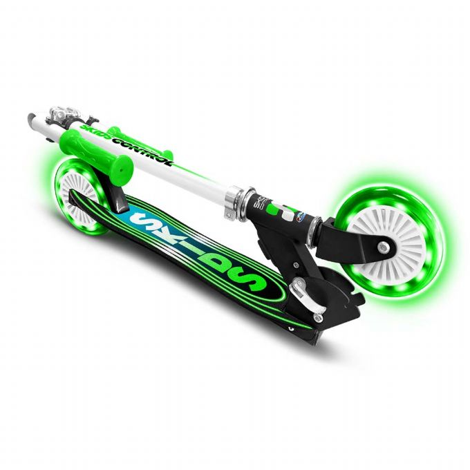 Foldable Scooter 2 Wheels w. Green Light version 3