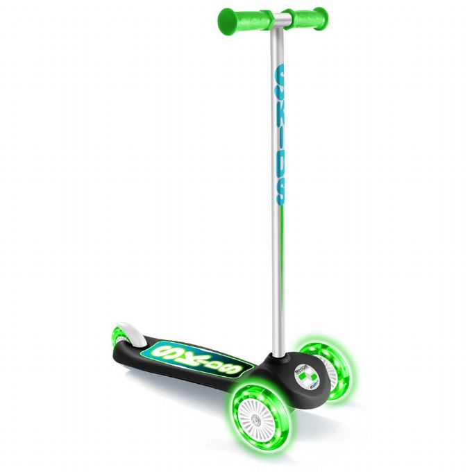 Scooter med 3 hjul og grnt lys version 1