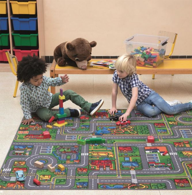 Carpet, Play carpet Trafik-By 95x200 cm version 3