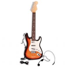 Electronic Rock Guitar with shoulder strap