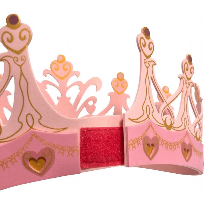 Dronning Rosa satte sverd, skjold og krone version 4