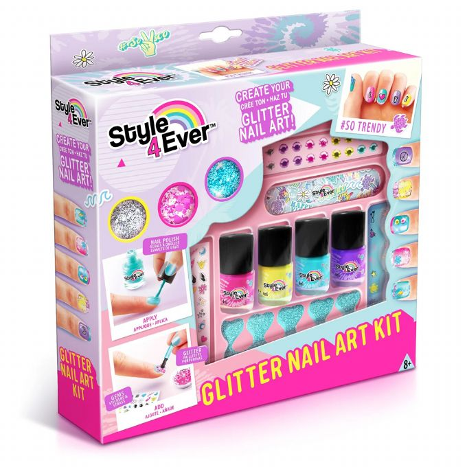 Style 4 Ever Glitter Nail Art Kit version 2