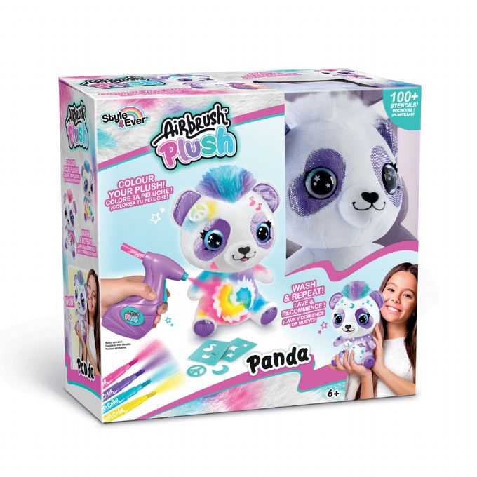 Airbrush Plush Panda version 2