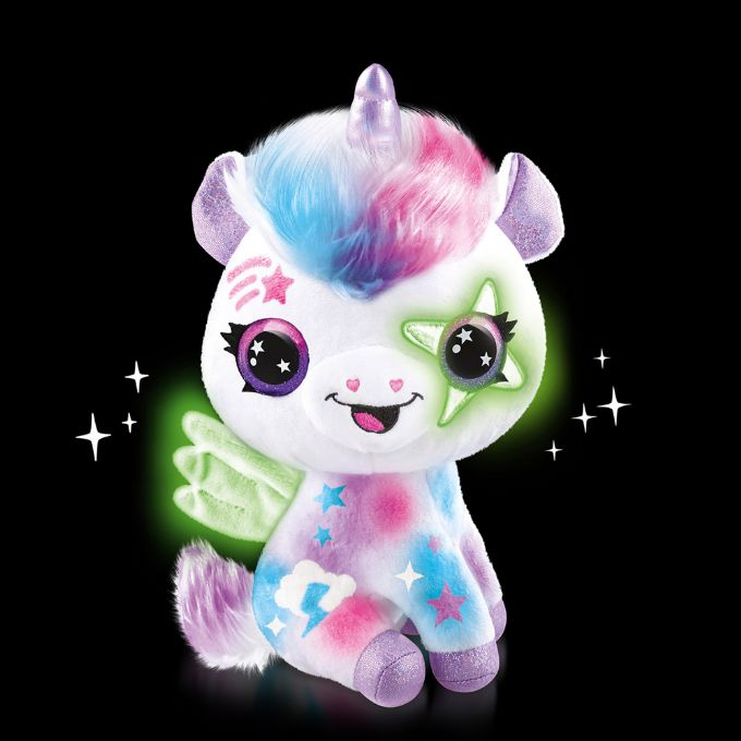 Airbrush Plush Unicorn Glows in the Dark version 5