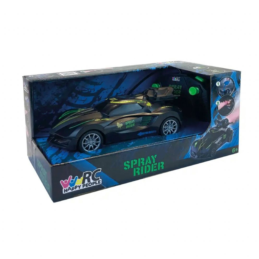 RC Fjernstyret bil med lys og røgfunktio