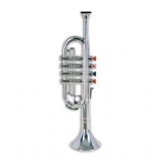 Silberne Trompete aus Kunststo