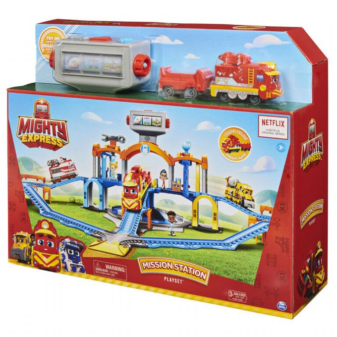 Mighty Express Mission Station Train Track version 2